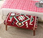 Atelier Del Sofa Puf Rojo Multicolor
